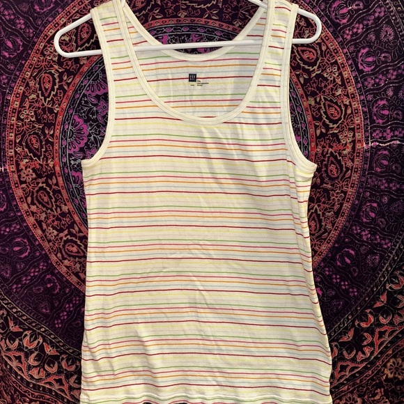 GAP Multicolor Striped and Gray Tank Tops - Picture 2 of 7